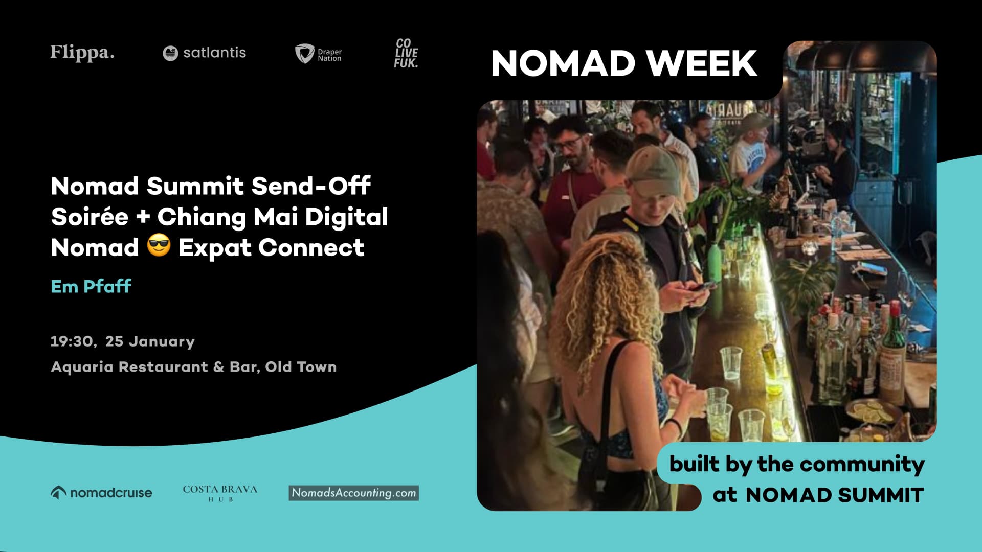 Nomad Summit Send-Off Soirée + Chiang Mai Digital Nomad Expat Connect