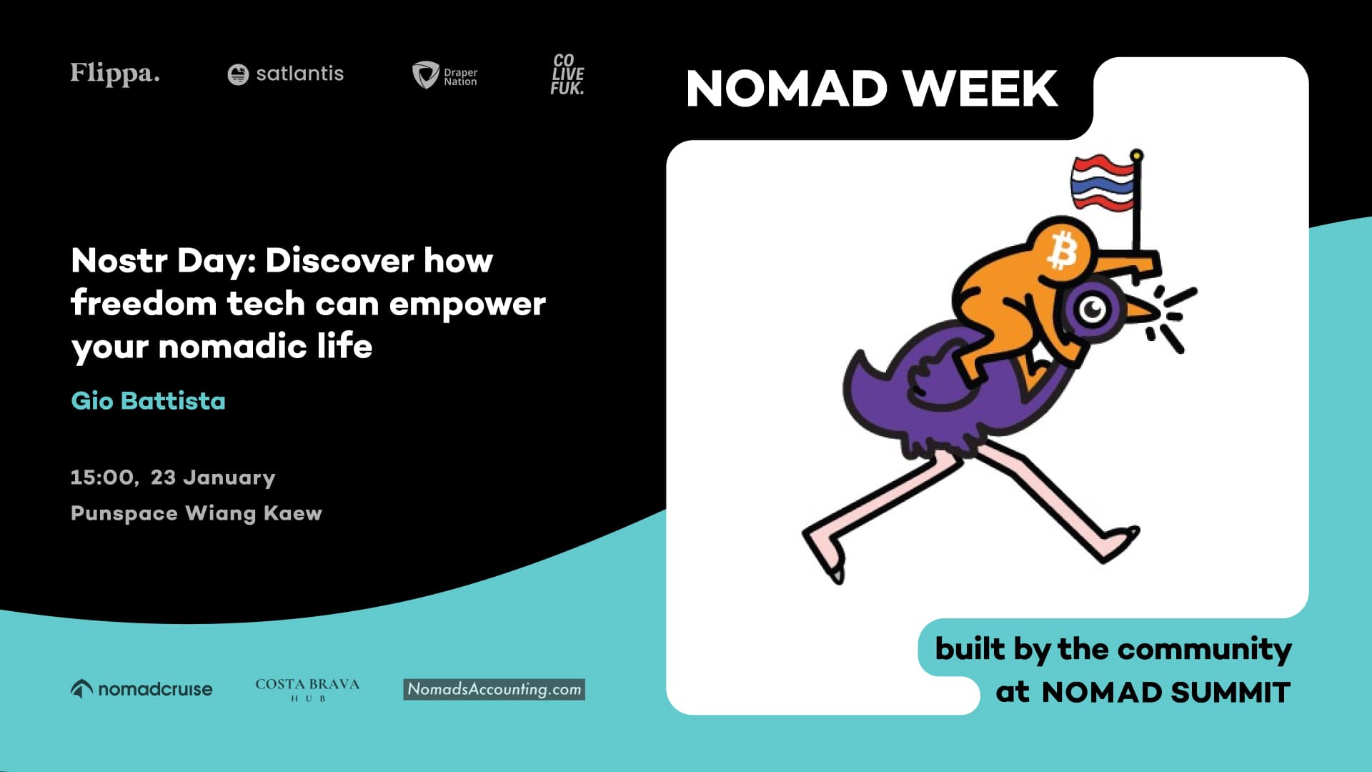 Nostr Day: Discover how freedom tech can empower your nomadic life
