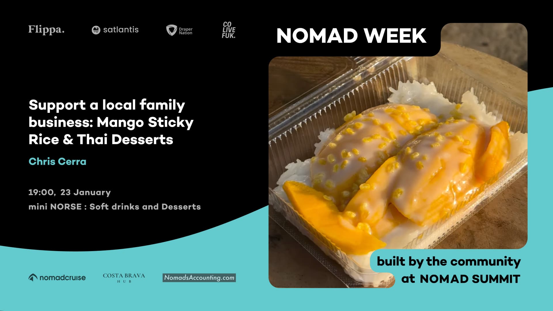 Support a local family business: Mango Sticky Rice & Thai Desserts